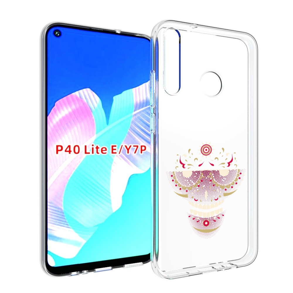Чехол бампер MyPads карнавальный скелет абстракция для Huawei P4