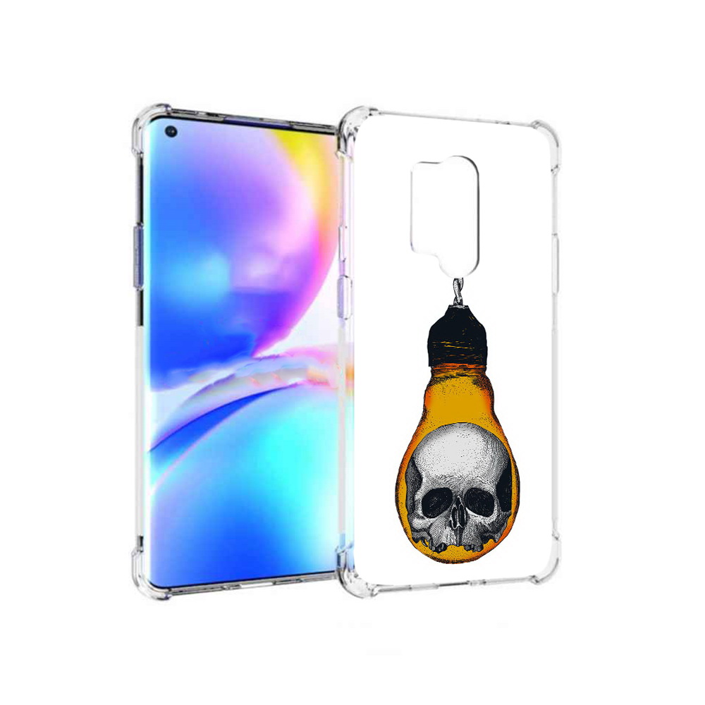 

Чехол MyPads Tocco для OnePlus 8 Pro череп в лампочке (PT148281.139.676), Прозрачный, Tocco
