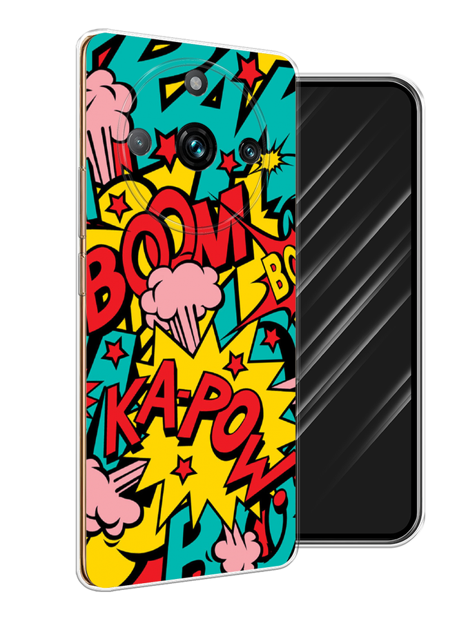 

Чехол Awog на Realme 11 "Постер pop art", Бирюзовый;желтый;красный, 2514150-9