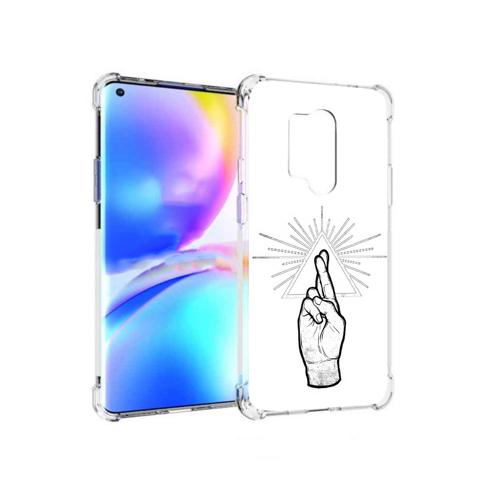 

Чехол MyPads Tocco для OnePlus 8 Pro черно белая рука (PT148281.139.681), Прозрачный, Tocco