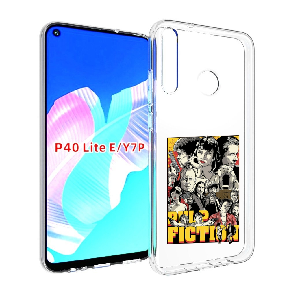 

Чехол бампер MyPads комикс картинка для Huawei P40 Lite E., Прозрачный, Tocco