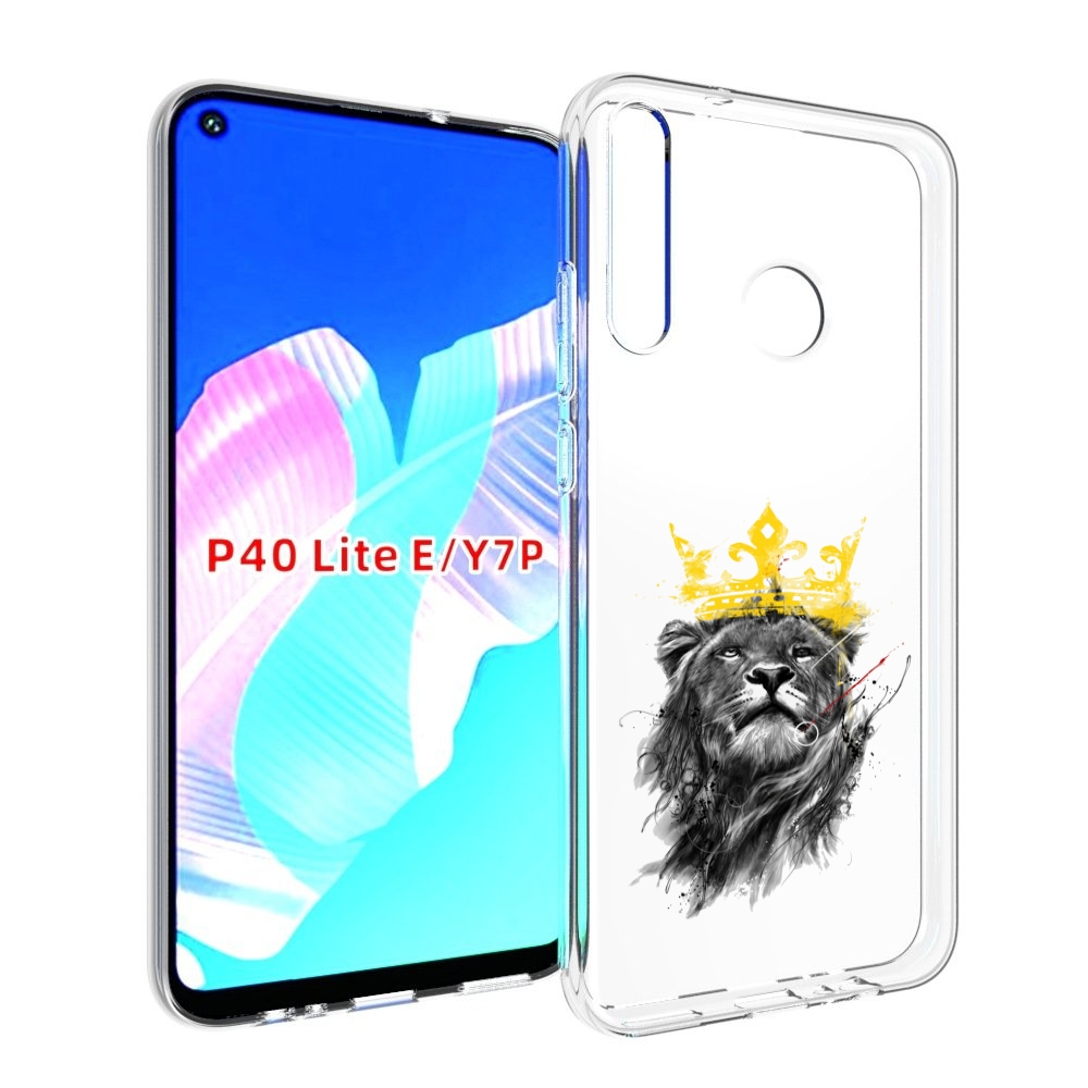 

Чехол бампер MyPads король-лев для Huawei P40 Lite E., Прозрачный, Tocco