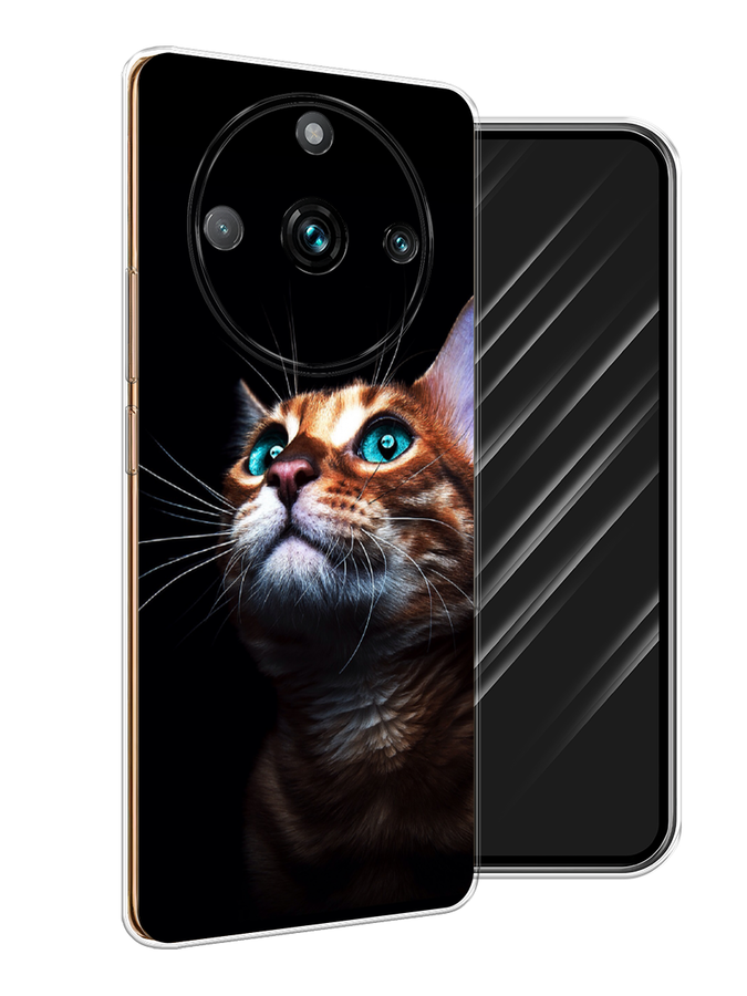 

Чехол Awog на Realme 11 "Мечтательный кот", Коричневый, 2514150-1