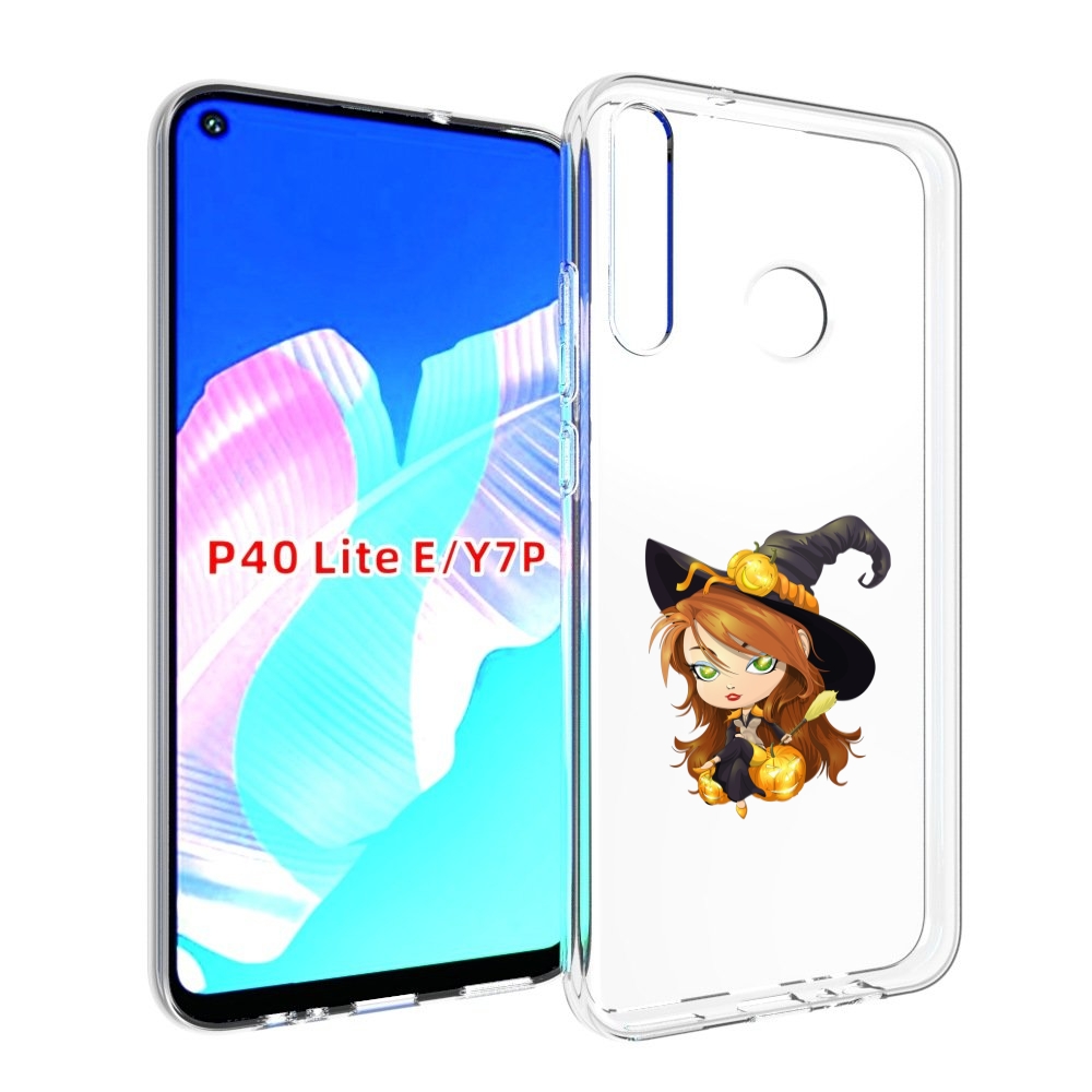 

Чехол бампер MyPads Ведьмочка для Huawei P40 Lite E., Прозрачный, Tocco