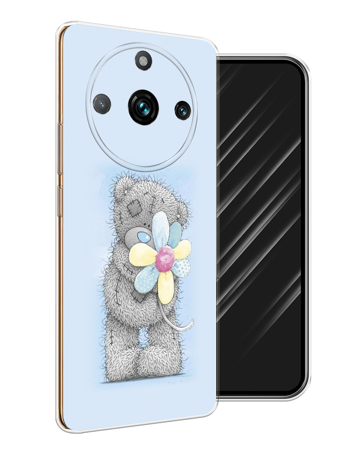 

Чехол Awog на Realme 11 "Me to you с ромашкой", Голубой;серый;желтый, 2514150-2