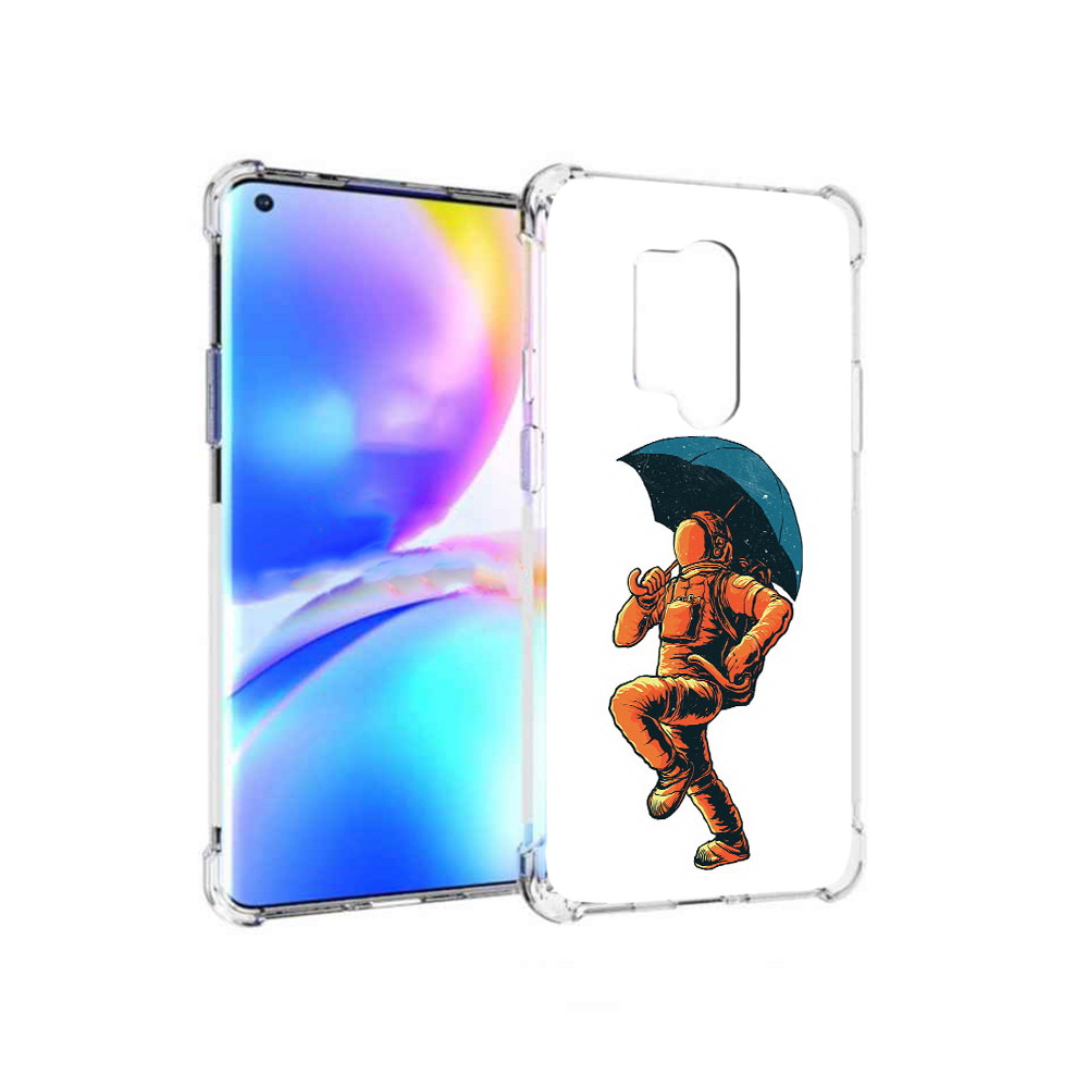 

Чехол MyPads Tocco для OnePlus 8 Pro шагающий космонавт с зонтом (PT148281.139.695), Прозрачный, Tocco
