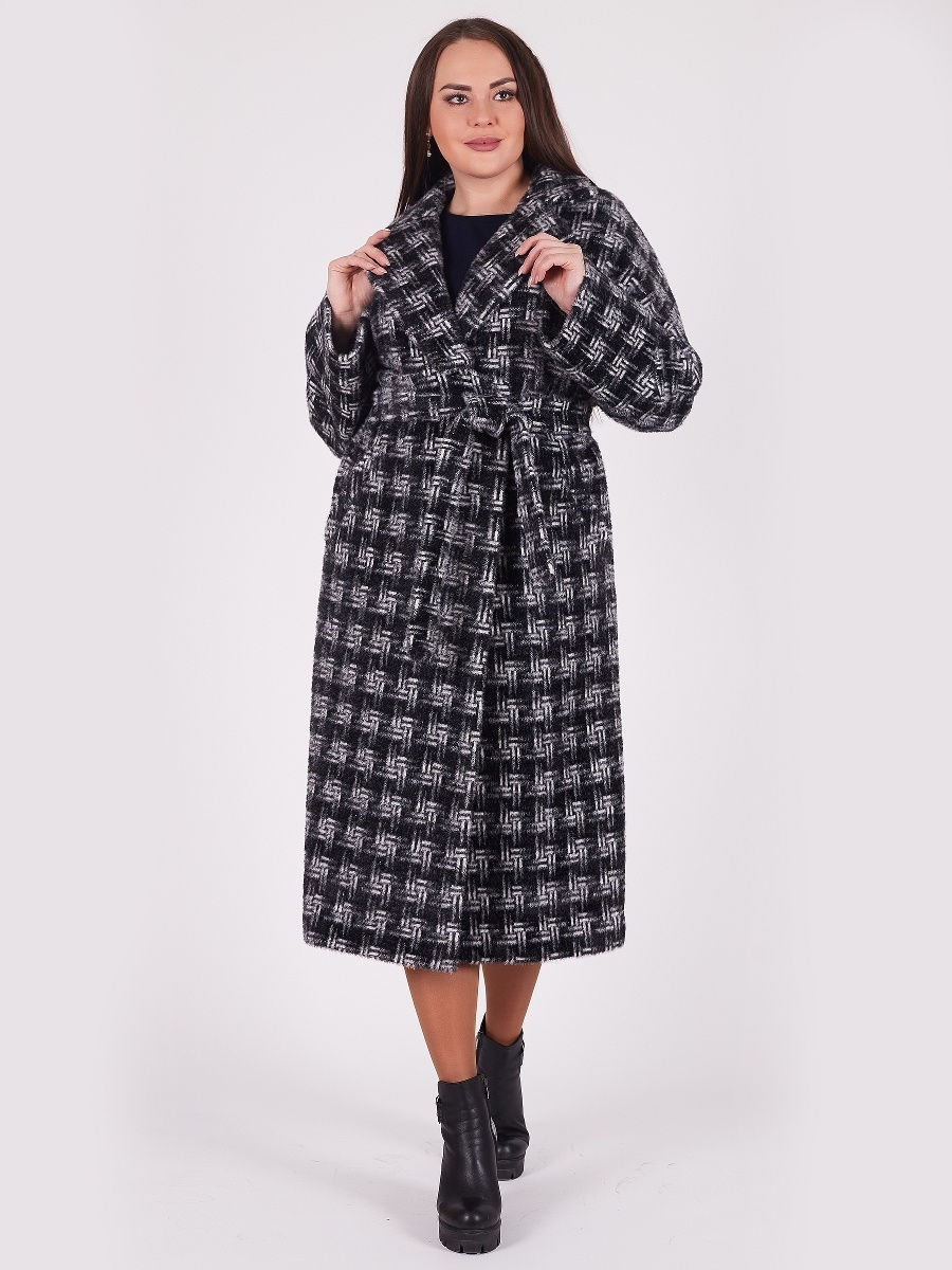Пальто женское Louren Wilton K-00201 черное 46 RU