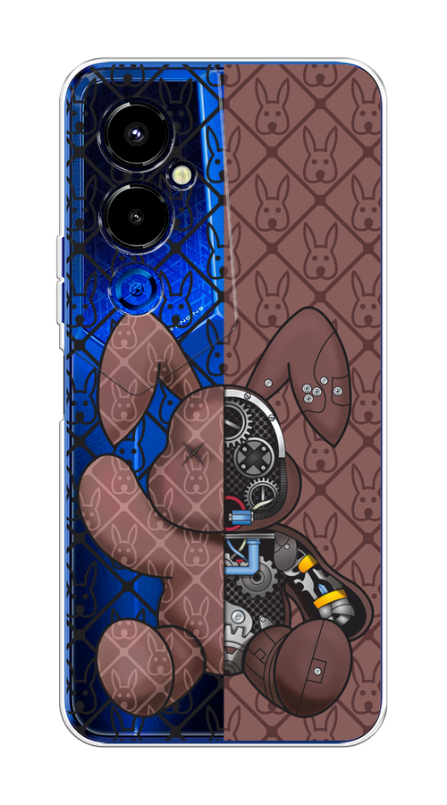

Чехол на Tecno Pova 4 Pro "Киборг-заяц шоколадный", Коричневый;черный;прозрачный, 302650-1