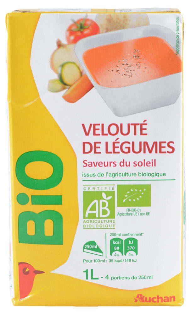 

Суп АШАН Красная птица Bio томатный 1 л