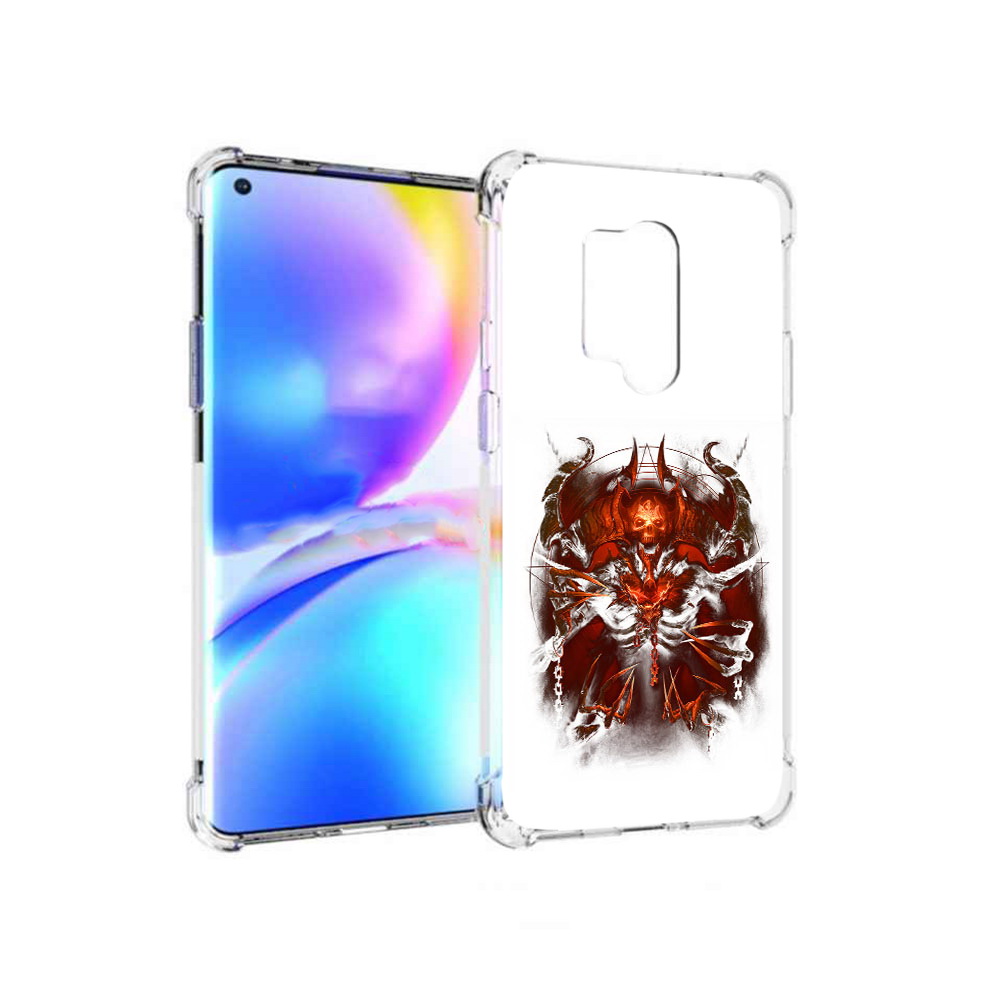 

Чехол MyPads Tocco для OnePlus 8 Pro яркий демон (PT148281.139.708), Прозрачный, Tocco