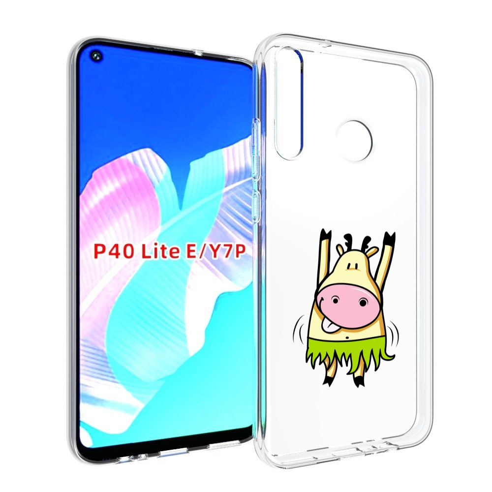 

Чехол бампер MyPads Веселая корова для Huawei P40 Lite E., Прозрачный, Tocco