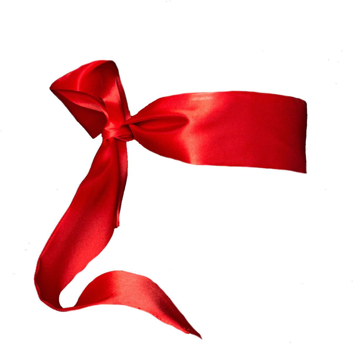 Маска-полоска KISSEXPO cатиновая красная