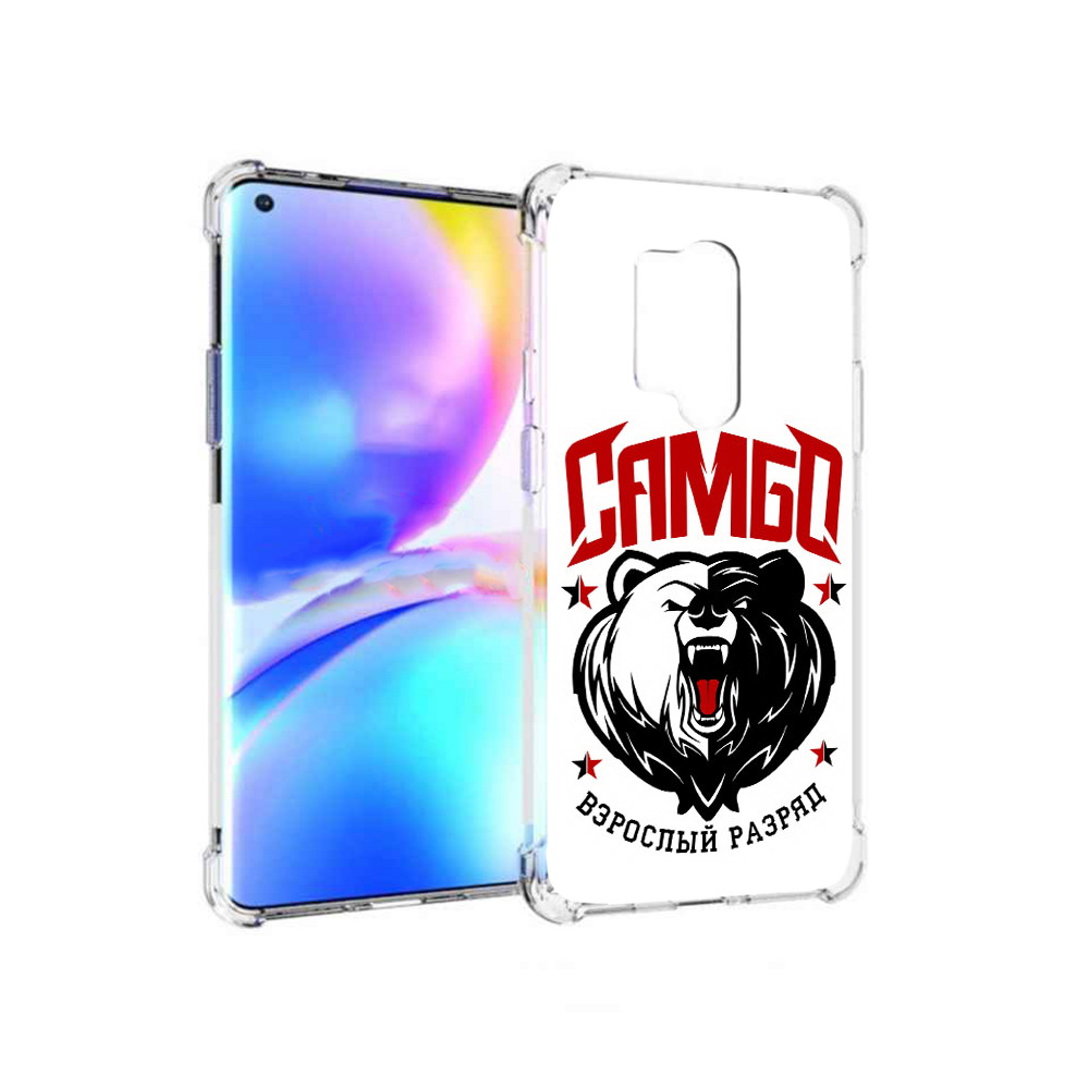 

Чехол MyPads Tocco для OnePlus 8 Pro Единоборства Самбо медведь (PT148281.139.75), Прозрачный, Tocco