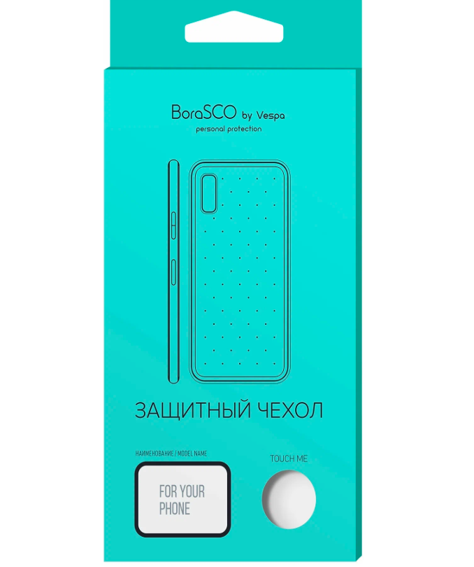 

Силиконовый чехол BoraSCO для Samsung (J250) Galaxy J2 (2018), Прозрачный
