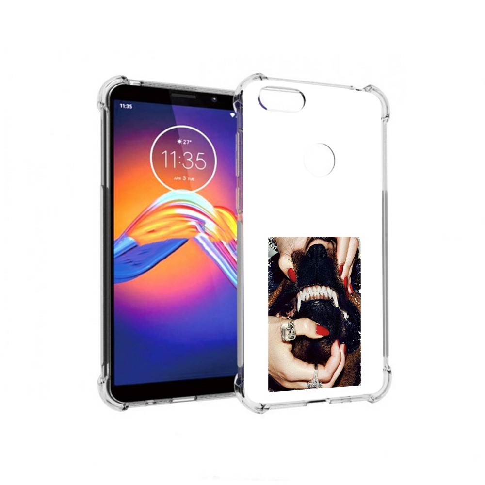

Чехол MyPads Tocco для Motorola Moto E6 маникюр (PT227058.343.457), Прозрачный, Tocco