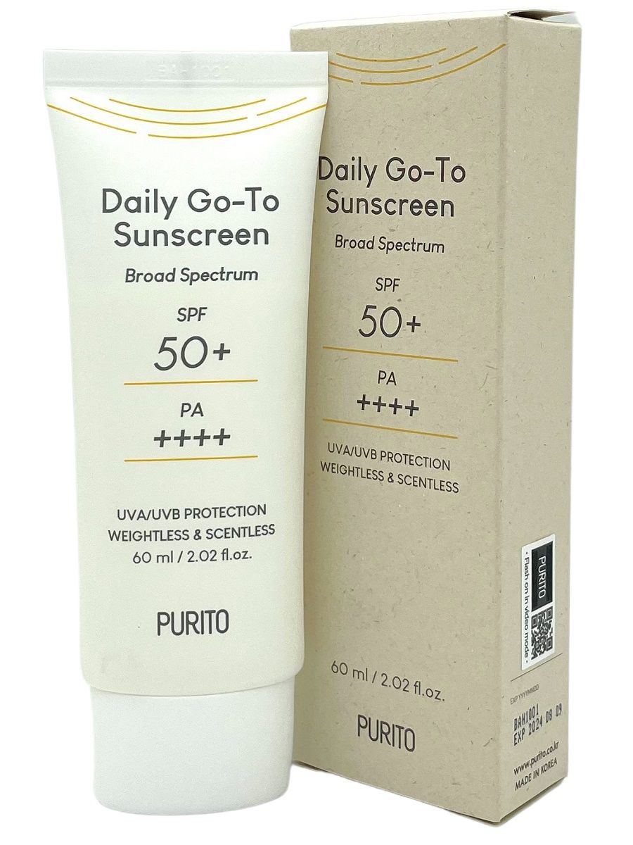 фото Солнцезащитный крем purito daily go to sunscreen spf 50+ pa++++ 60 мл