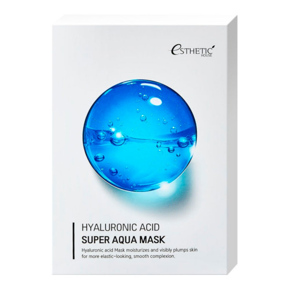 фото Набор тканевых масок esthetic hyaluronic acid super aqua mask, 25 мл* 5шт esthetic house