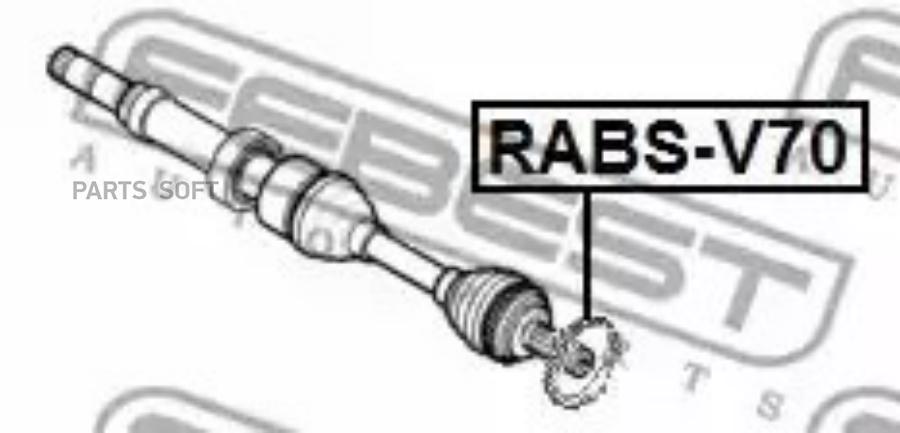 

КОЛЬЦО ABS FEBEST RABS-V70