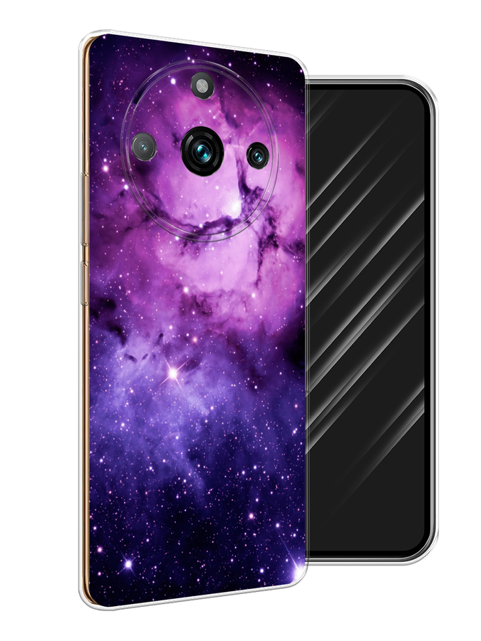

Чехол Awog на Realme 11 "Космос 18", Фиолетовый;черный;белый, 2514150-4