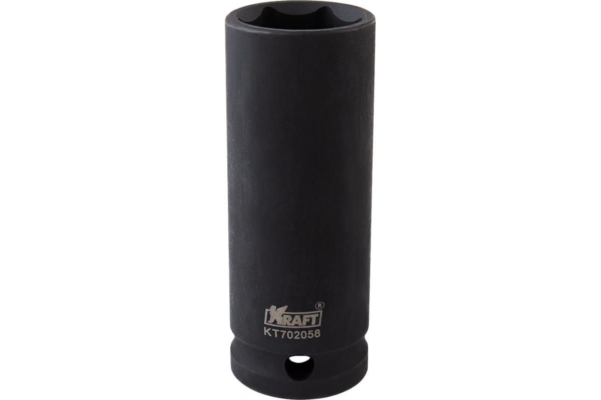 

KRAFT Головка ударная 21 мм (6-гранная удлиненная 1/2")
