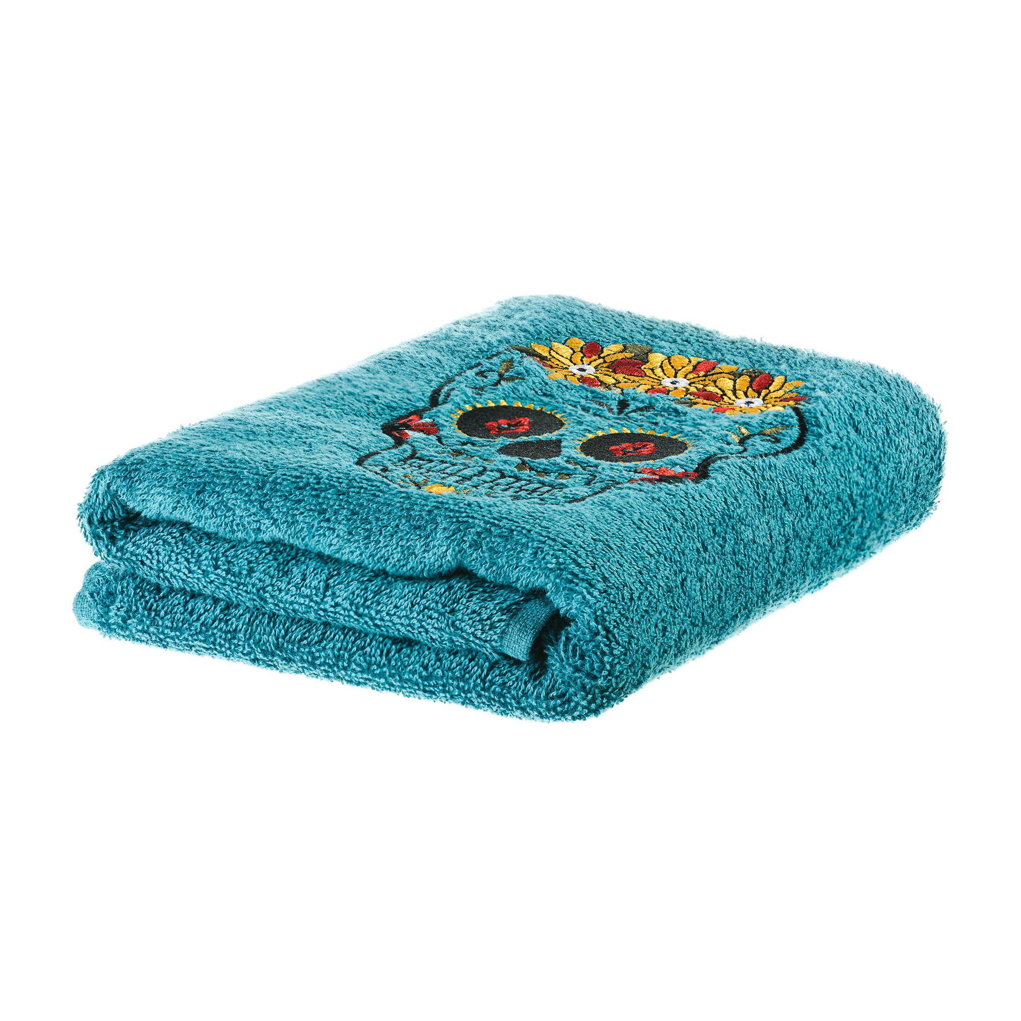 Полотенце Los Muertos для ванной 50х90 см., цвет бирюзовый