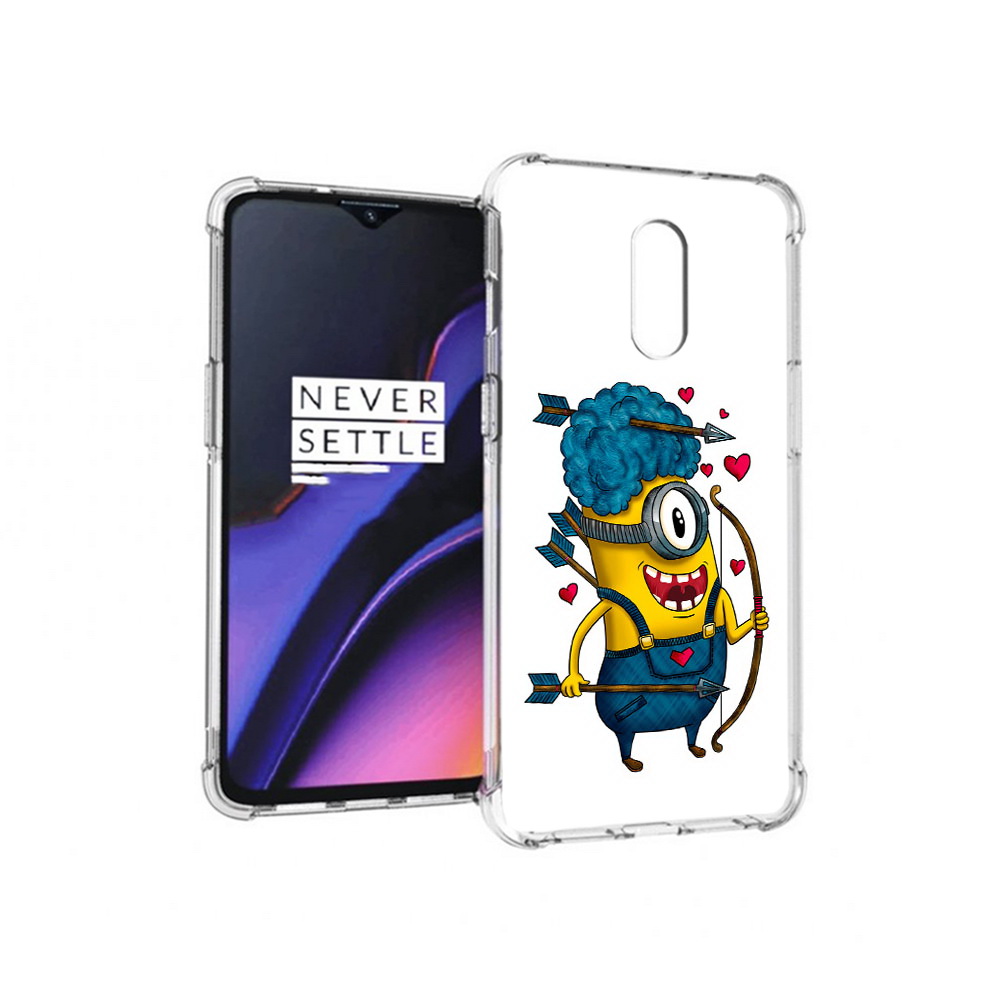 

Чехол MyPads Tocco для OnePlus 7 Миньон купидон (PT227043.140.117), Прозрачный, Tocco