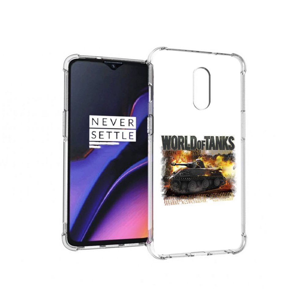 

Чехол MyPads Tocco для OnePlus 7 Мир танков-2 (PT227043.140.118), Прозрачный, Tocco
