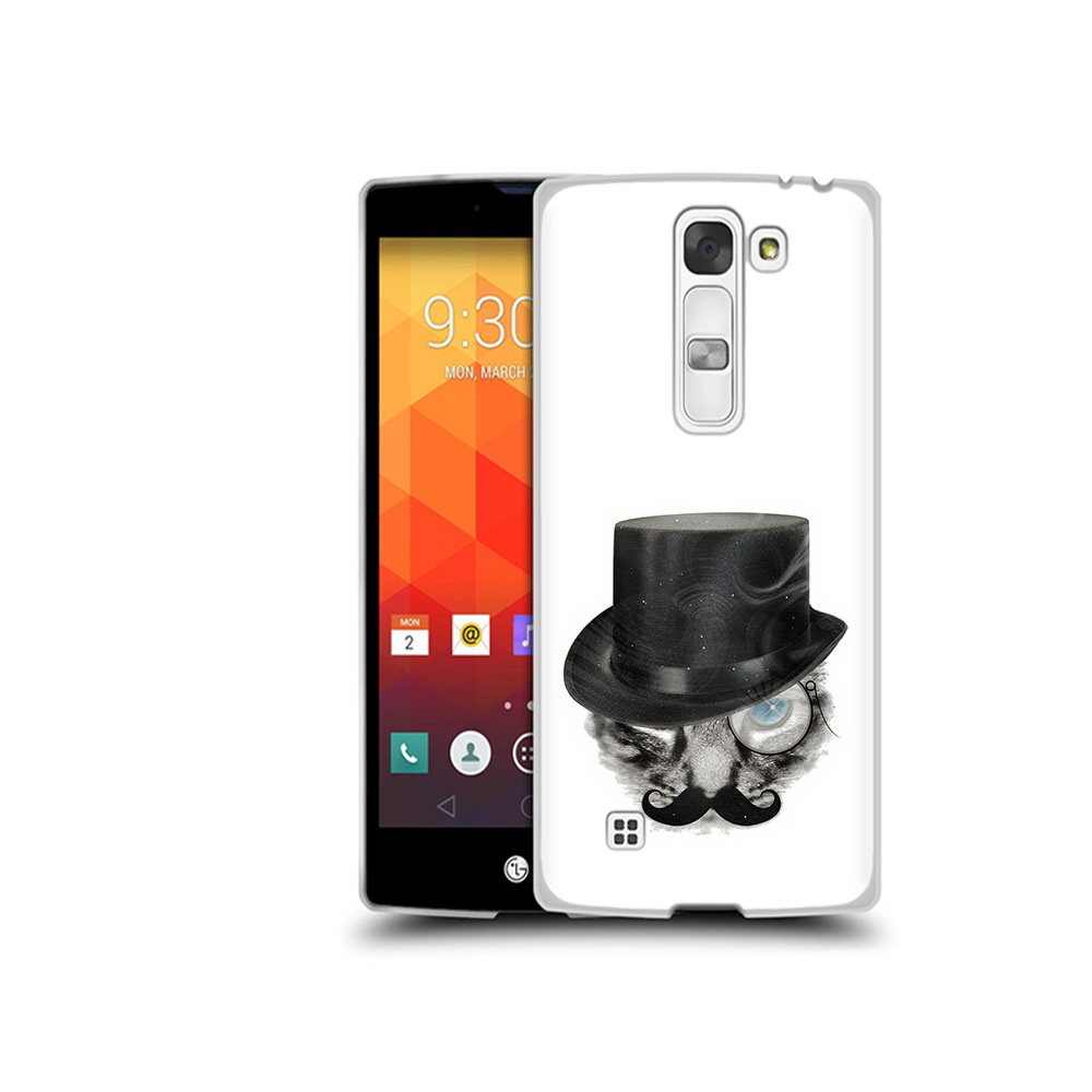

Чехол MyPads Tocco для LG Magna интелегентный кот (PT13410.79.378), Прозрачный, Tocco