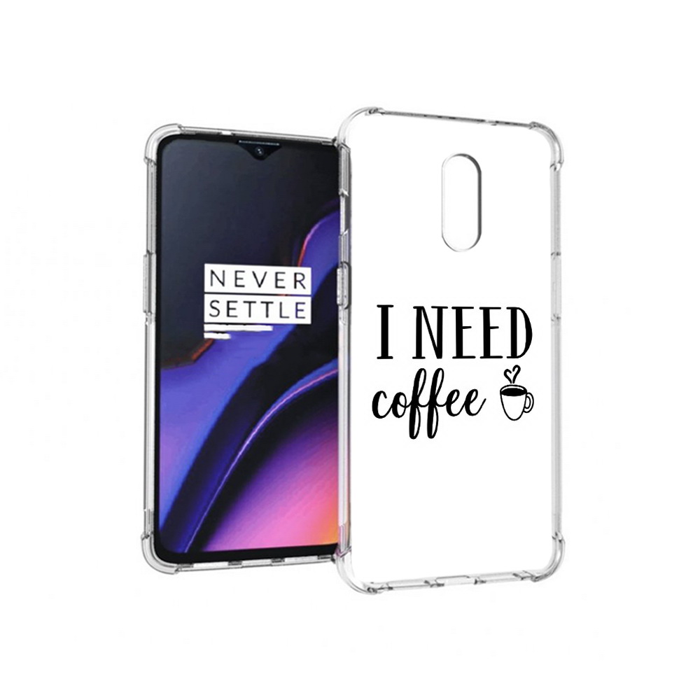 

Чехол MyPads Tocco для OnePlus 7 Мне нужен кофе (PT227043.140.121), Прозрачный, Tocco