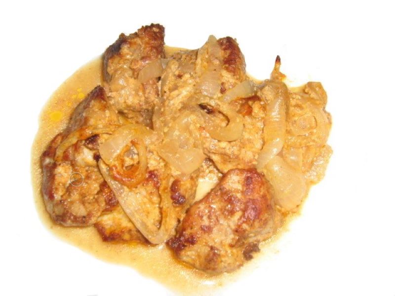 

Мясо по-запорожски +-200 г