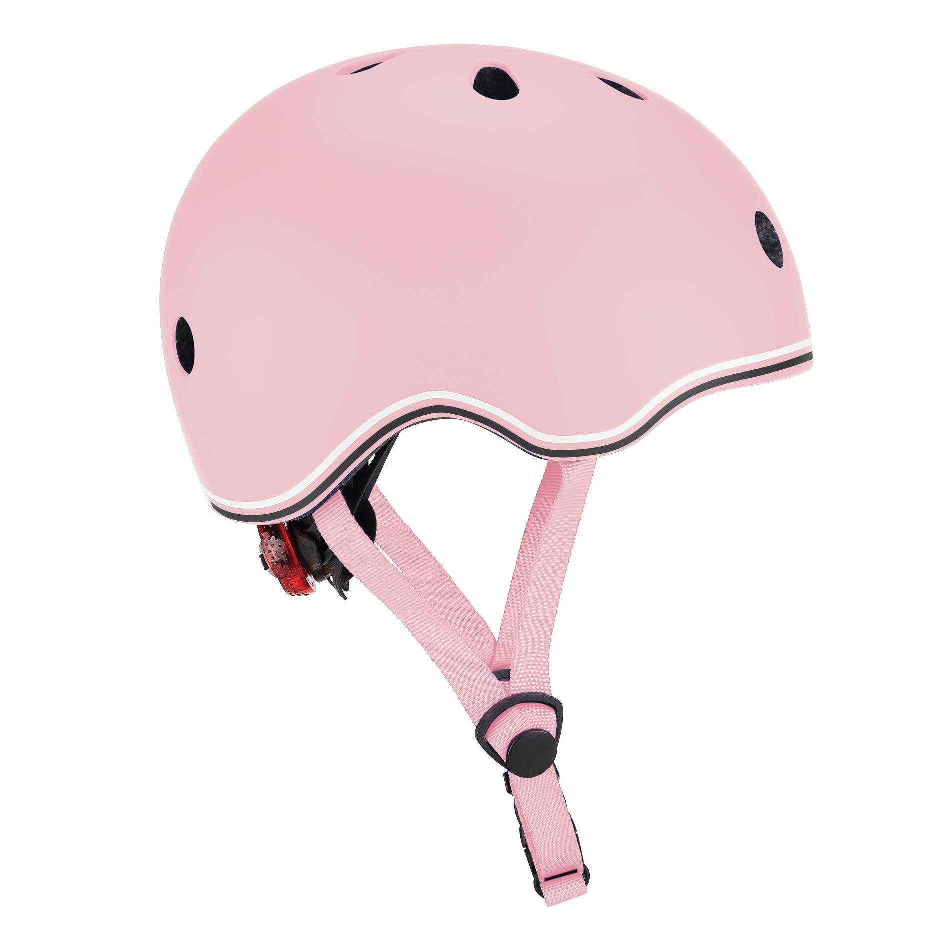 Globber Шлем Go Up Lights XXS/XS (45-51см), пастельно-розовый