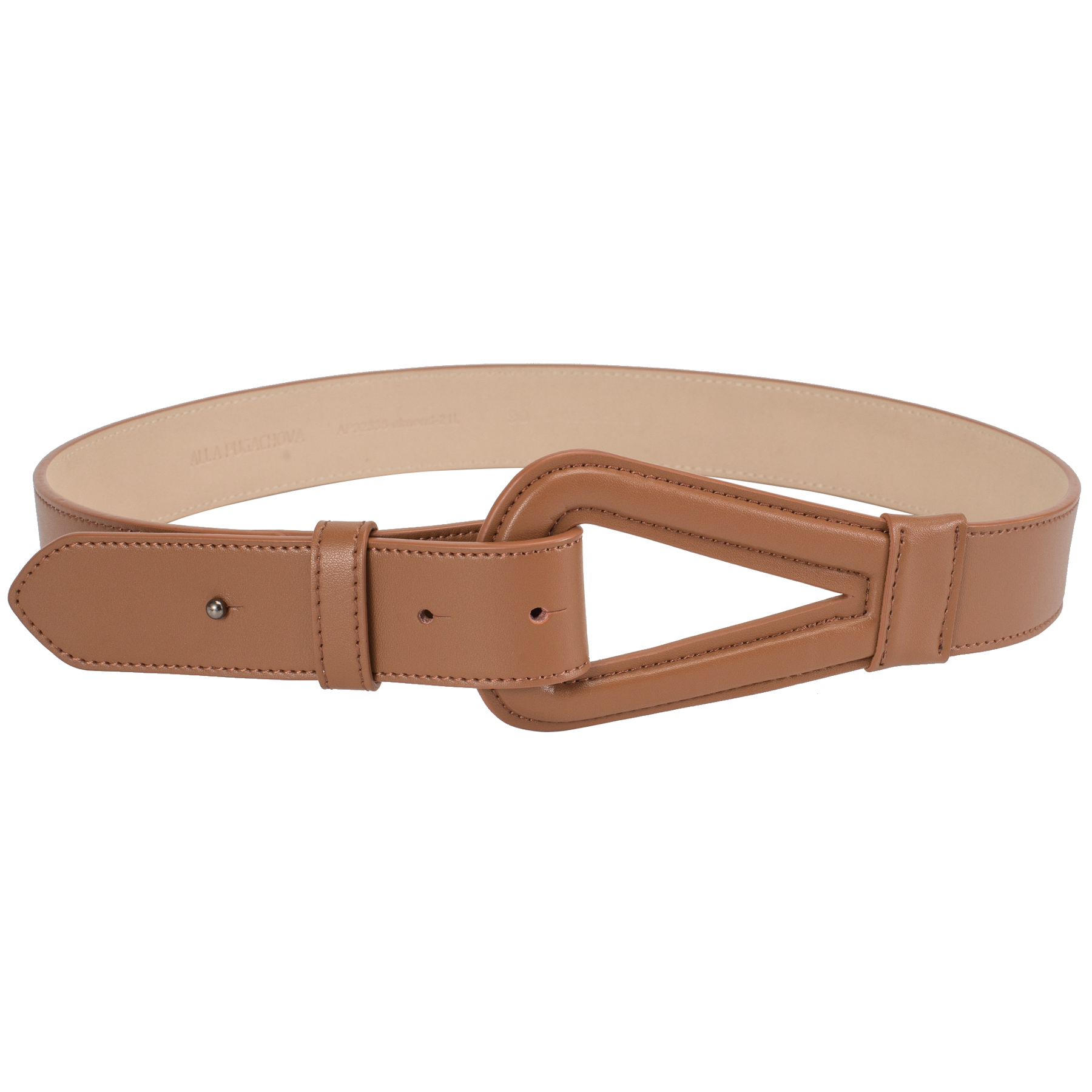 

Ремень женский ALLA PUGACHOVA AP32336 коричневый, 80 см, AP32336-almond-21L
