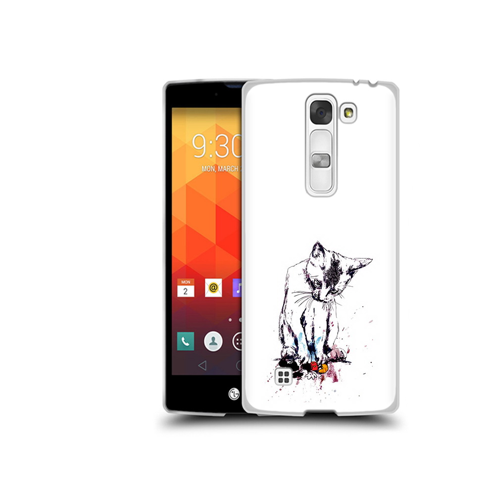 

Чехол MyPads Tocco для LG Magna кот и микки (PT13410.79.399), Прозрачный, Tocco