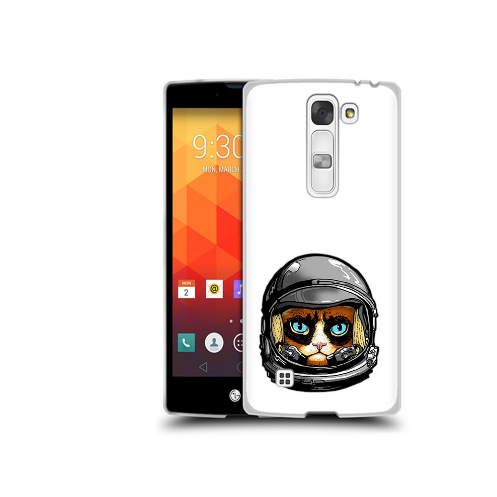 

Чехол MyPads Tocco для LG Magna кот космонавт (PT13410.79.400), Прозрачный, Tocco