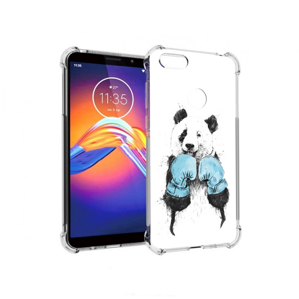 

Чехол MyPads Tocco для Motorola Moto E6 панда боксер (PT227058.343.531), Прозрачный, Tocco