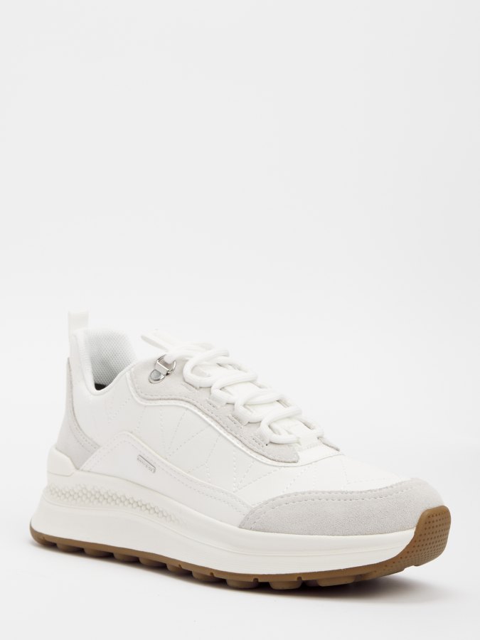 

Кроссовки женские GEOX D46WPD белые 38 EU, Белый, D46WPD