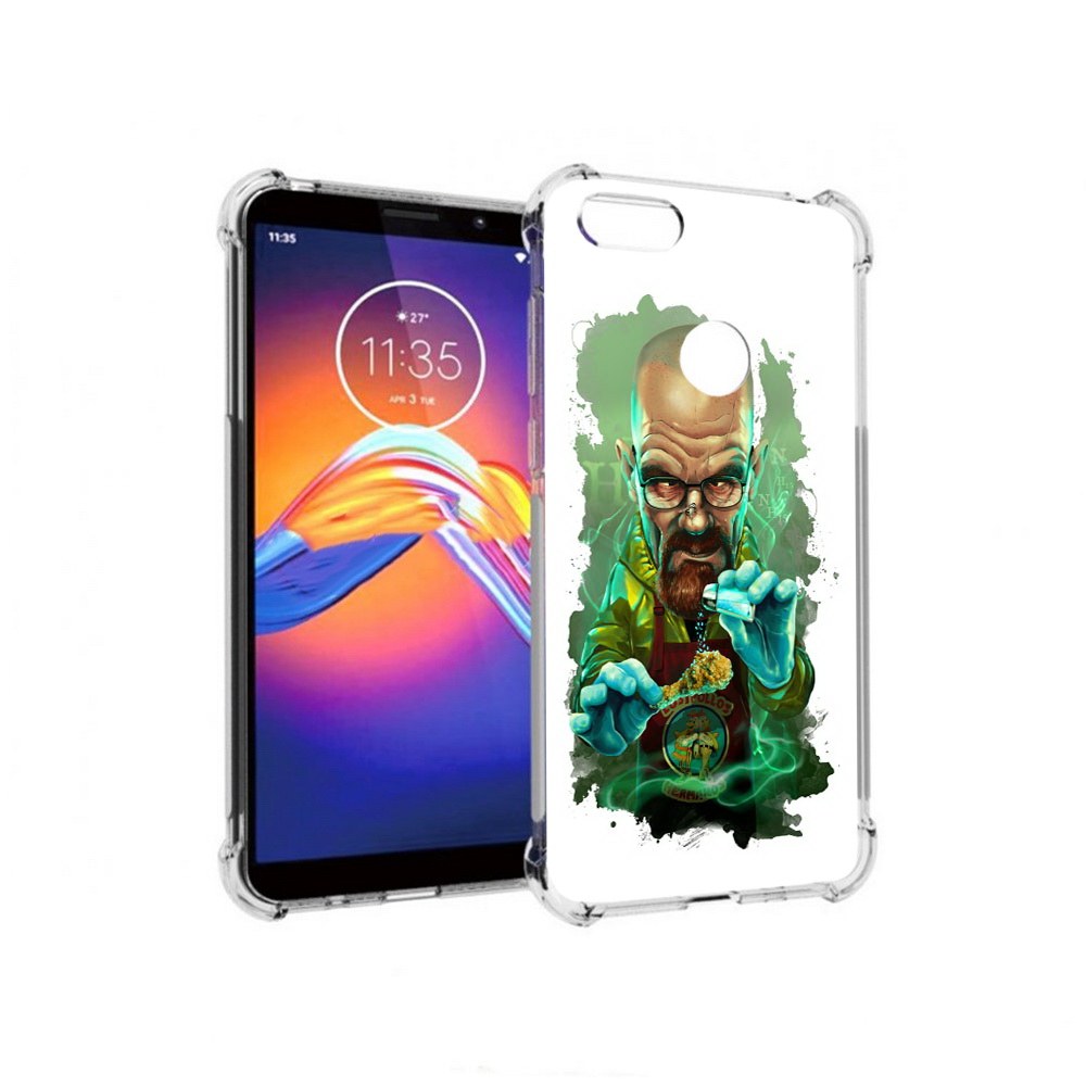 

Чехол MyPads Tocco для Motorola Moto E6 повар (PT227058.343.546), Прозрачный, Tocco