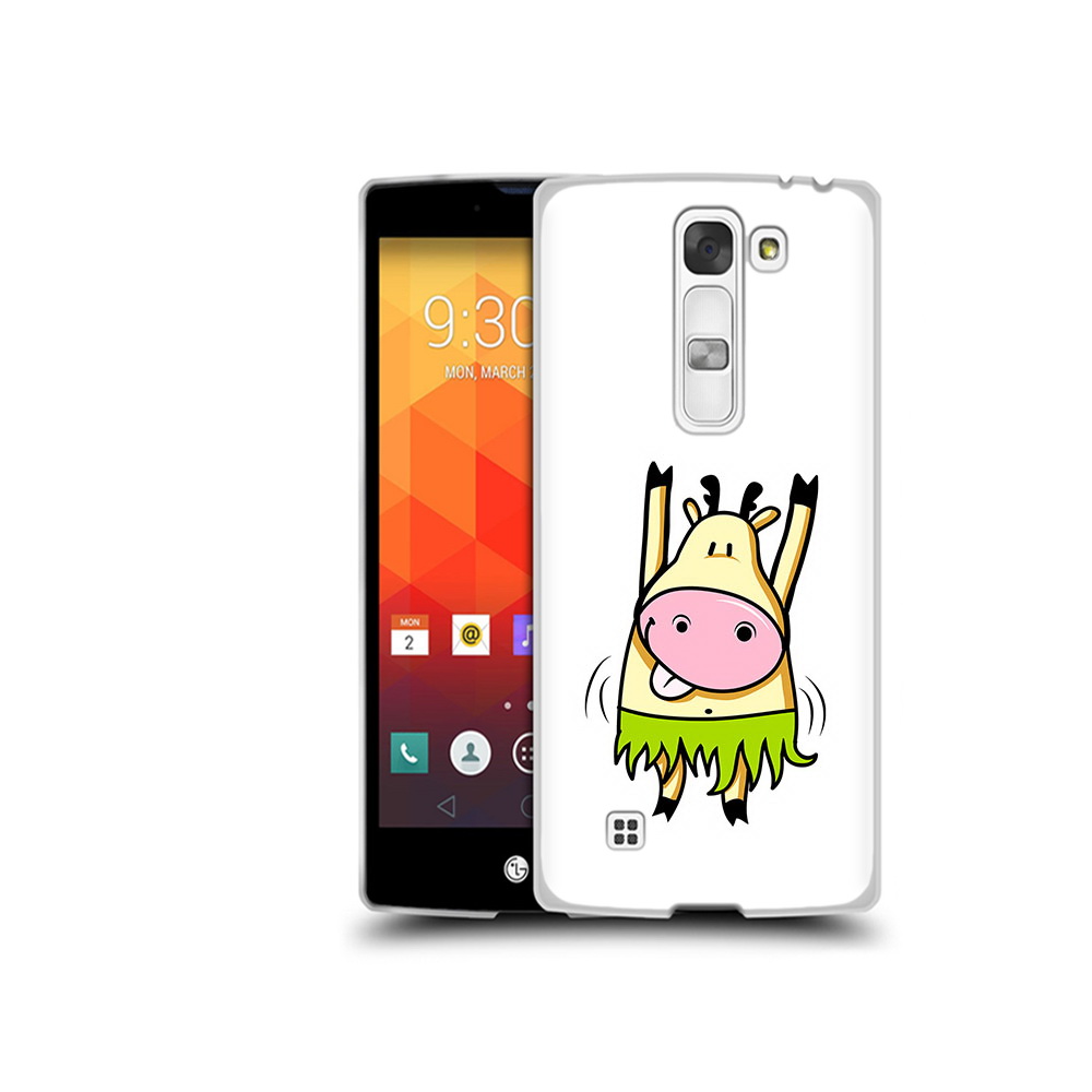

Чехол MyPads Tocco для LG Magna Веселая корова (PT13410.79.42), Прозрачный, Tocco
