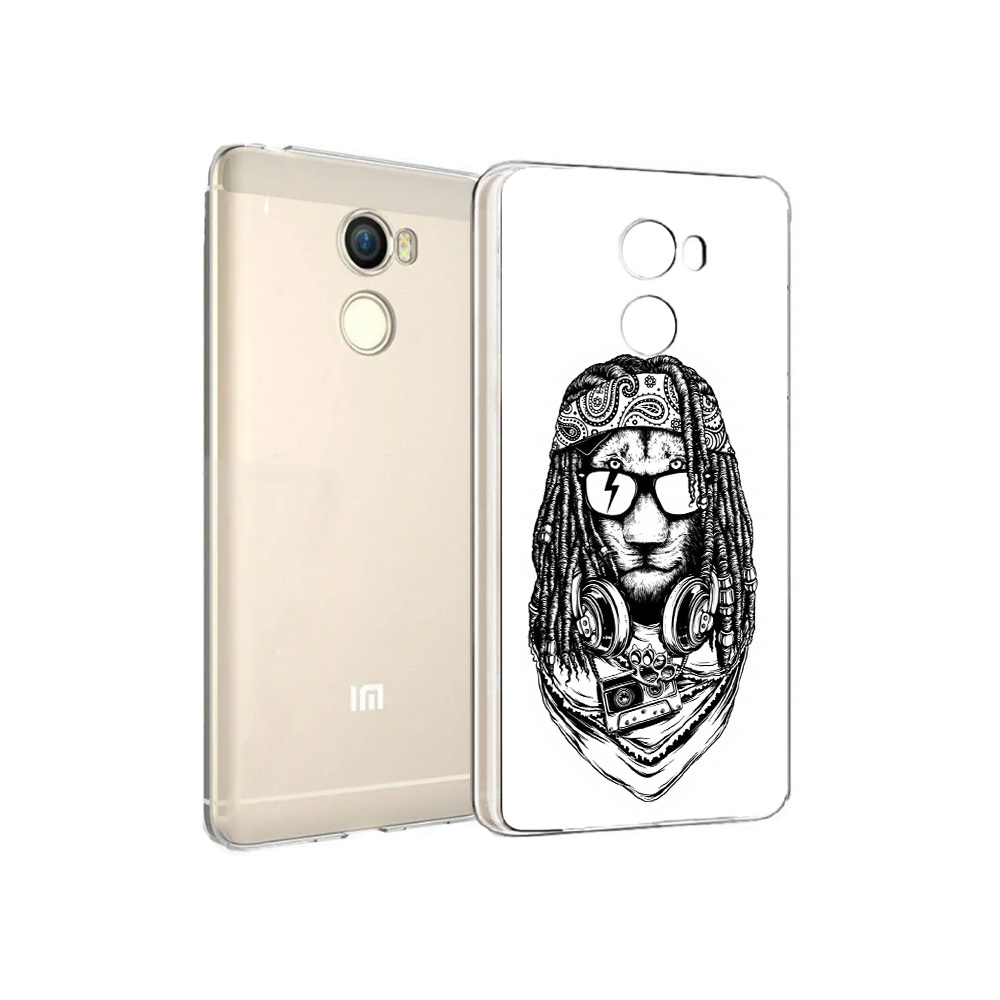 

Чехол MyPads Tocco для Xiaomi Redmi 4 дреды льва (PT47306.287.338), Прозрачный, Tocco
