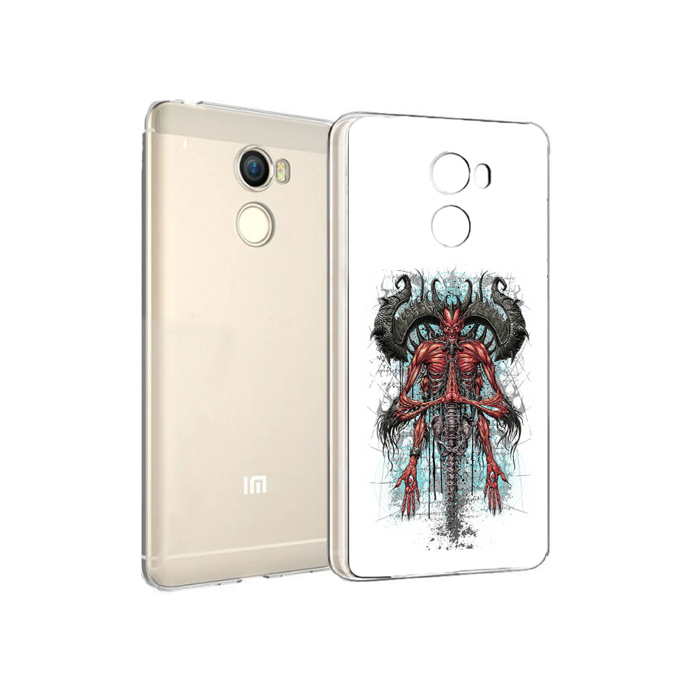 

Чехол MyPads Tocco для Xiaomi Redmi 4 дьявол (PT47306.287.340), Прозрачный, Tocco