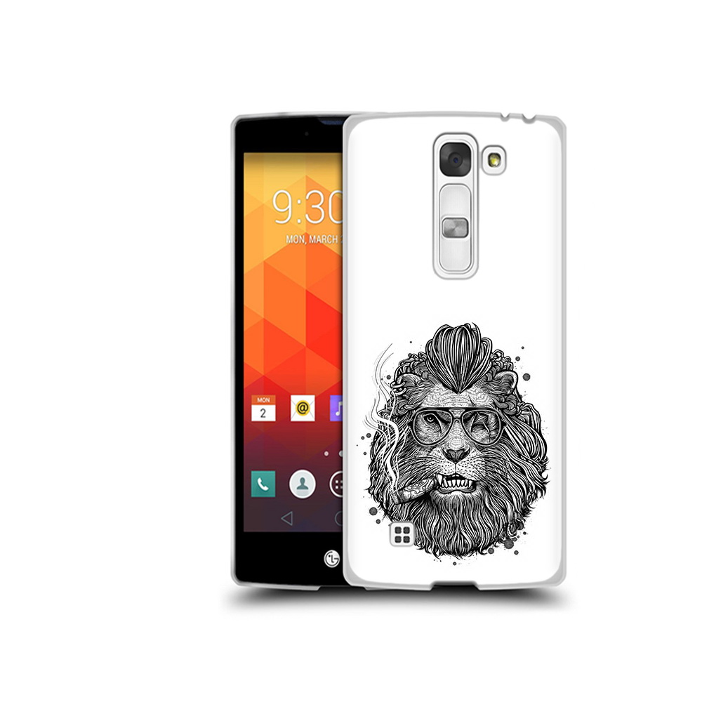 

Чехол MyPads Tocco для LG Magna курящий лев (PT13410.79.432), Прозрачный, Tocco