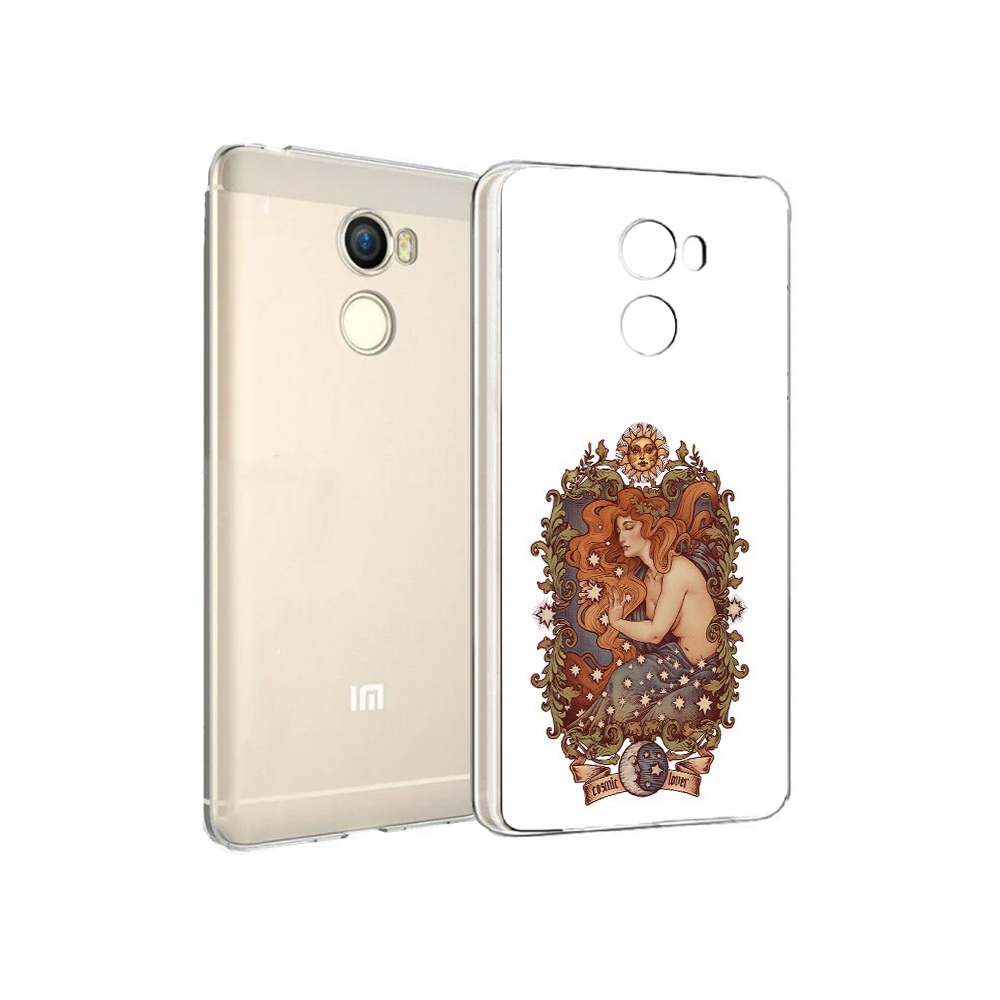 

Чехол MyPads Tocco для Xiaomi Redmi 4 звездная девушка абстракция (PT47306.287.351), Прозрачный, Tocco