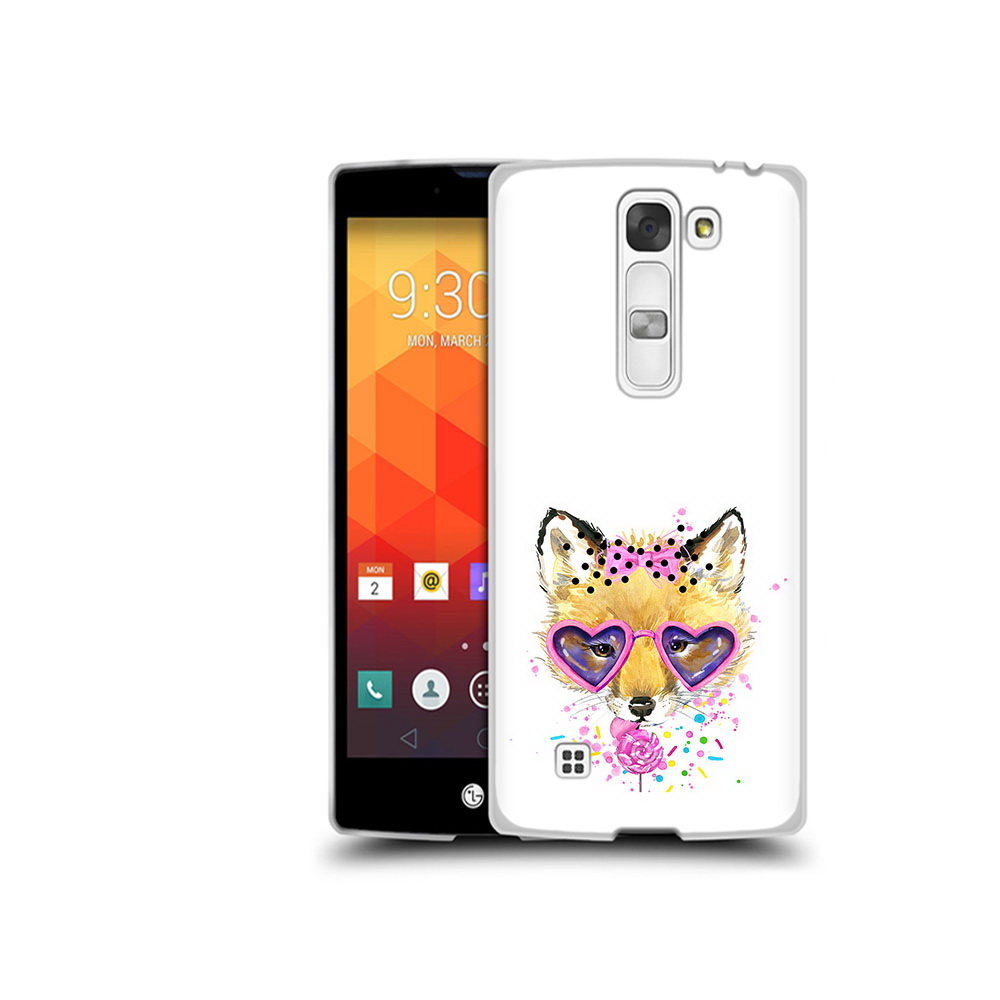 

Чехол MyPads Tocco для LG Magna лисенок с бантиком (PT13410.79.441), Прозрачный, Tocco