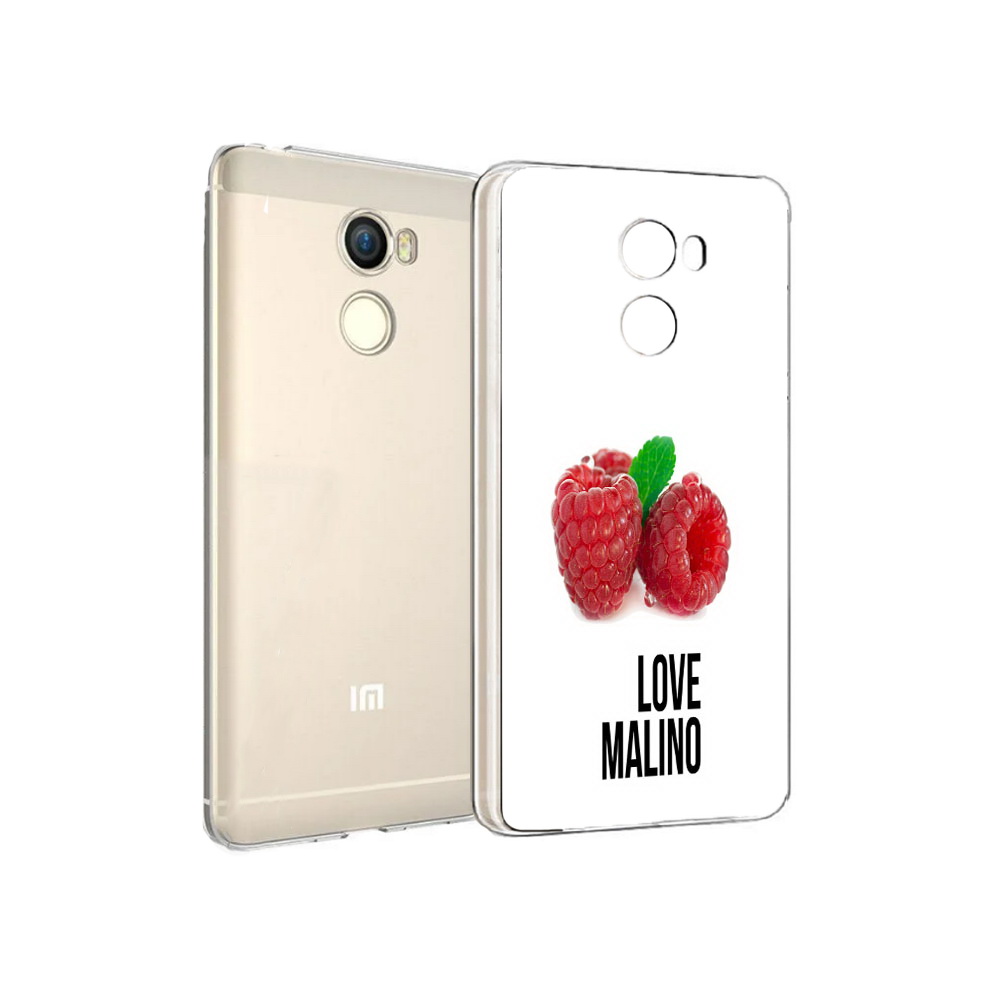 

Чехол MyPads Tocco для Xiaomi Redmi 4 Бренд лове малино (PT47306.287.36), Прозрачный, Tocco
