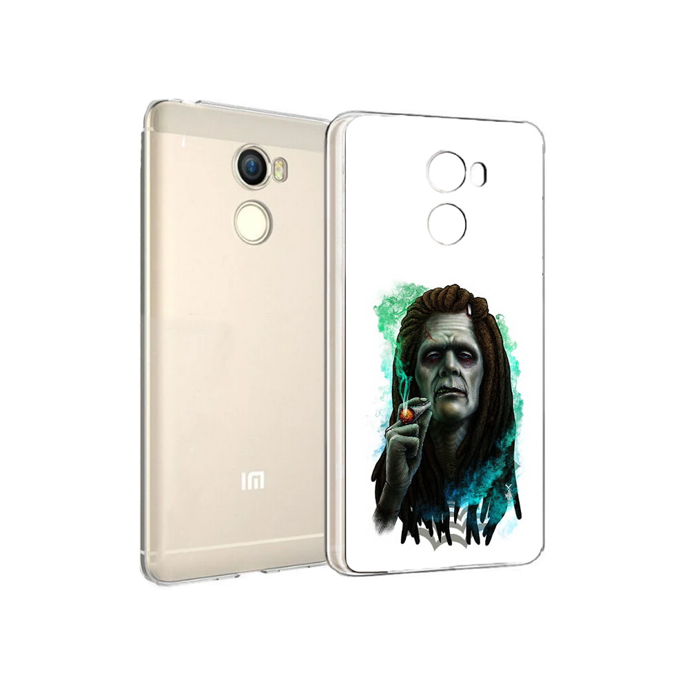 

Чехол MyPads Tocco для Xiaomi Redmi 4 зеленый мужчина с сигаретой (PT47306.287.360), Прозрачный, Tocco