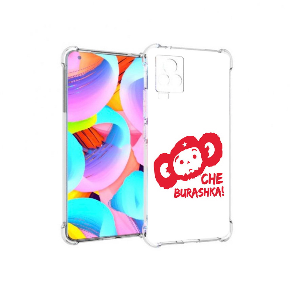 

Чехол MyPads Tocco для Vivo IQOO 7 чебурашка, Прозрачный, Tocco