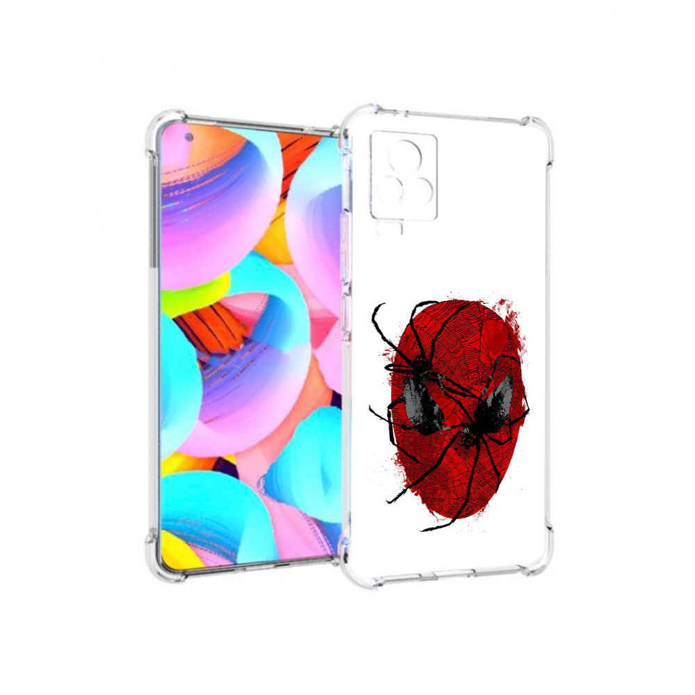 

Чехол MyPads Tocco для Vivo IQOO 7 человек паук, Прозрачный, Tocco