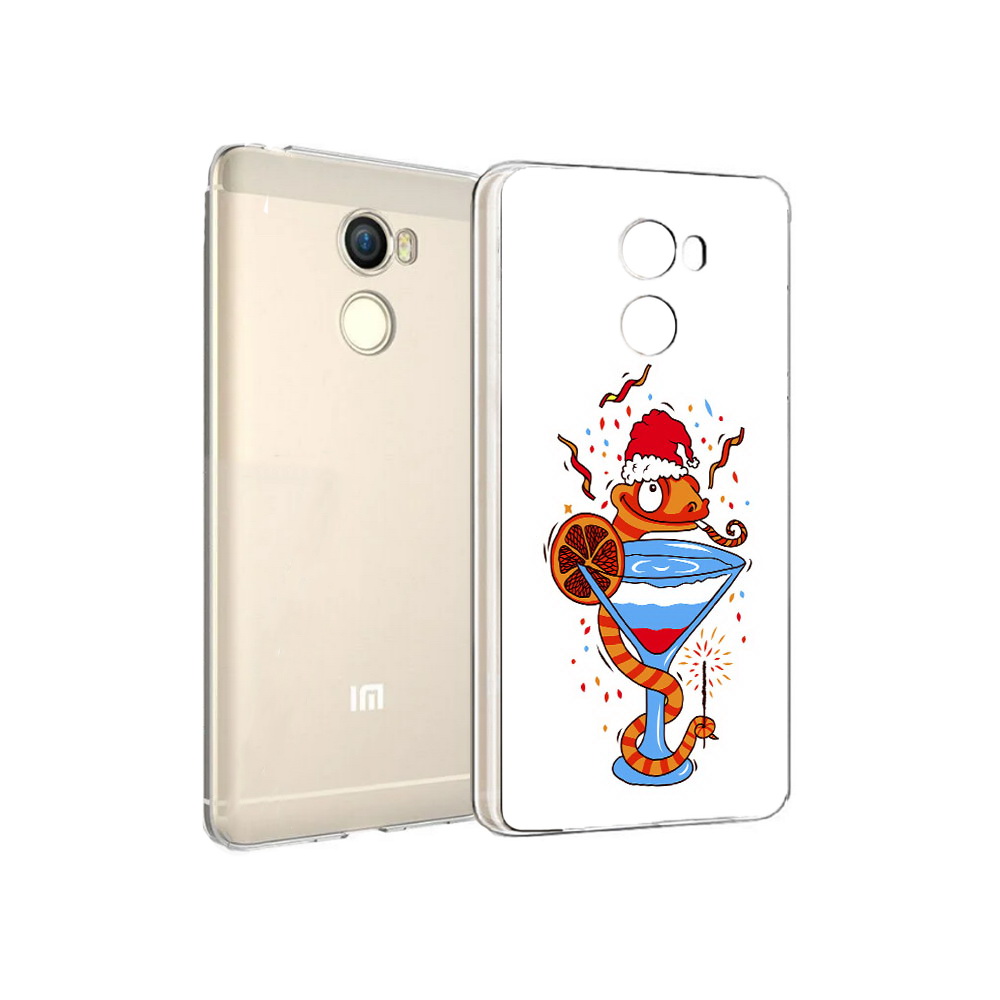 

Чехол MyPads Tocco для Xiaomi Redmi 4 змейка (PT47306.287.364), Прозрачный, Tocco