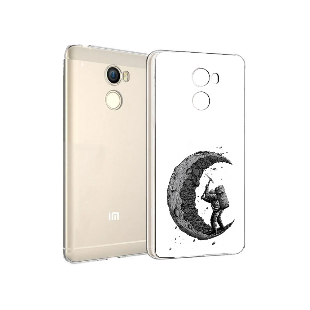 

Чехол MyPads Tocco для Xiaomi Redmi 4 камненная луна (PT47306.287.384), Прозрачный, Tocco