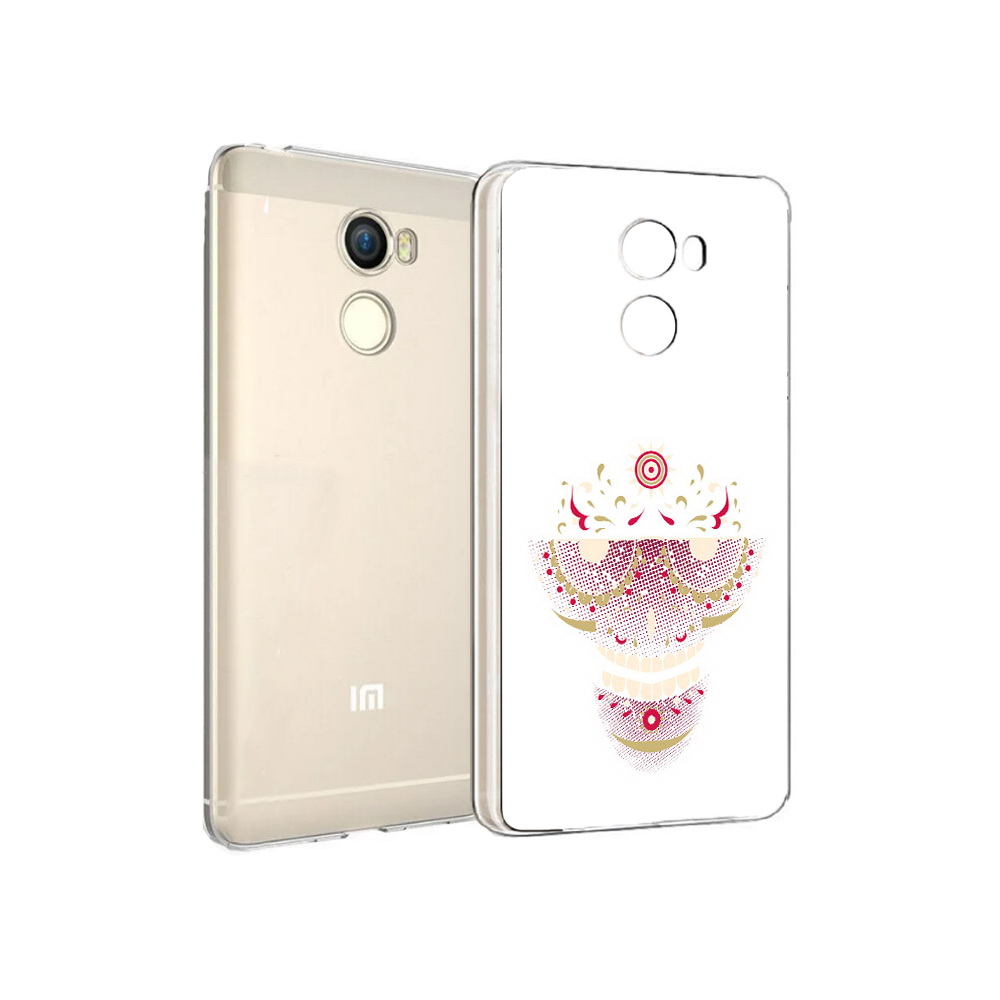 

Чехол MyPads Tocco для Xiaomi Redmi 4 карнавальный скелет абстракция (PT47306.287.386), Прозрачный, Tocco